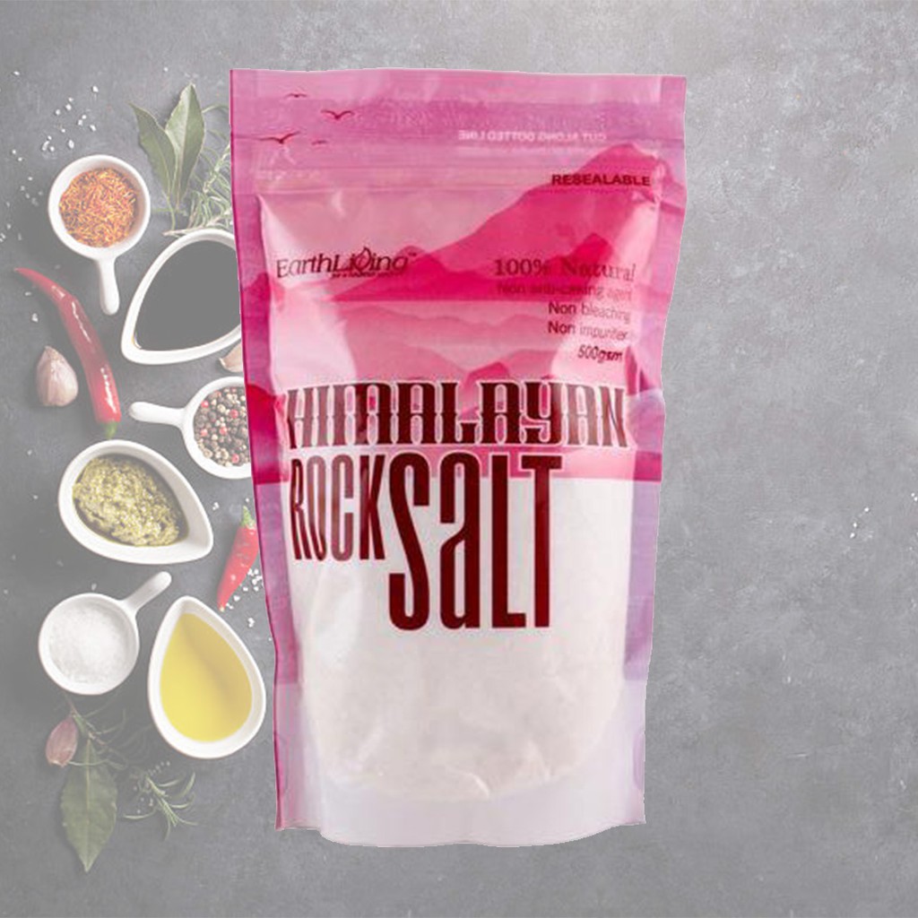 100 % Natural Himalayan Rock Salt 500g (Earth Living) | Shopee Malaysia