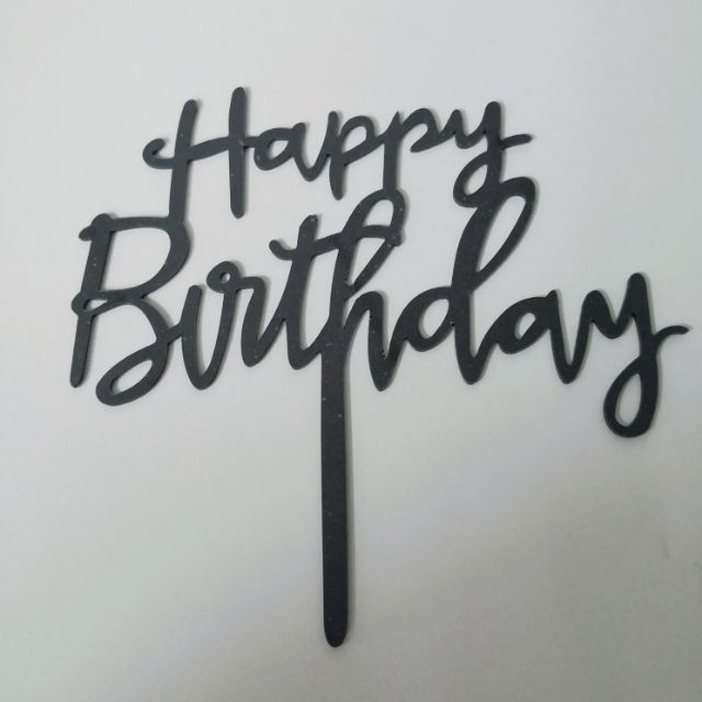 Happy birthday cake topper | Shopee Malaysia