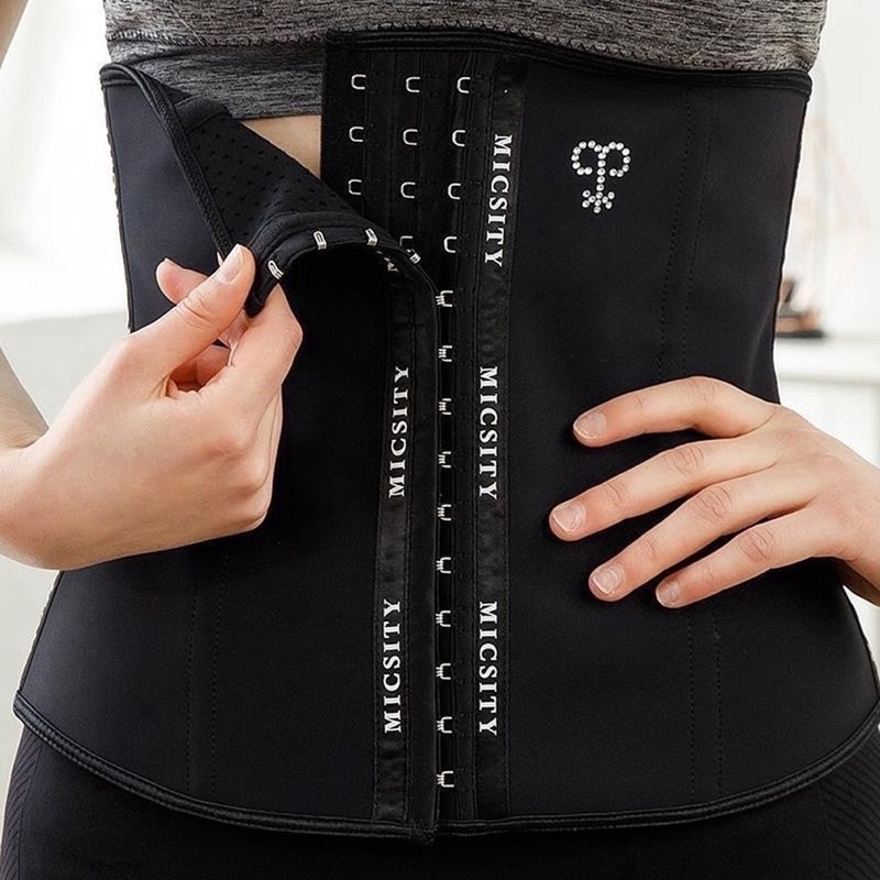 MICISTY Waist Trainer for Women Body Sculpting Slimming Abdomen Artifact  Fat Burning Summer Belt Corset for Women (Include Adjusting Buckle :  : Fashion