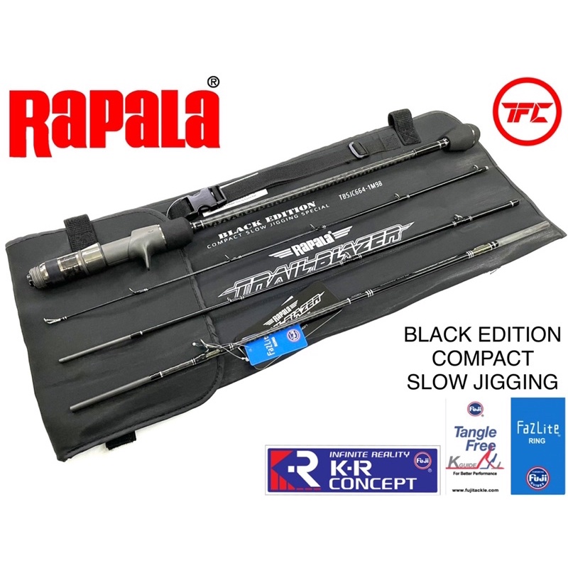 2021 RAPALA Black Edition Compact Slow Jigging Special Travel 4