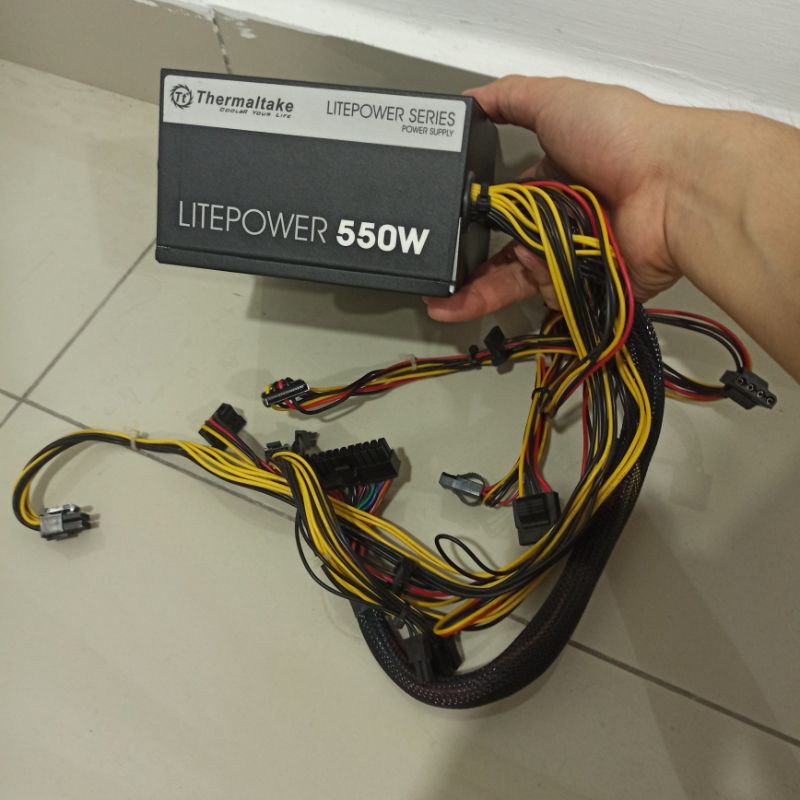 Thermaltake 550w powersupply black | Shopee Malaysia