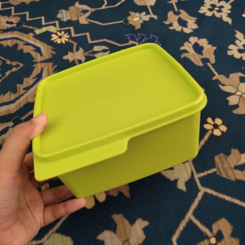 Tupperware Snack N Stack L Green Stok Akhir Shopee Malaysia