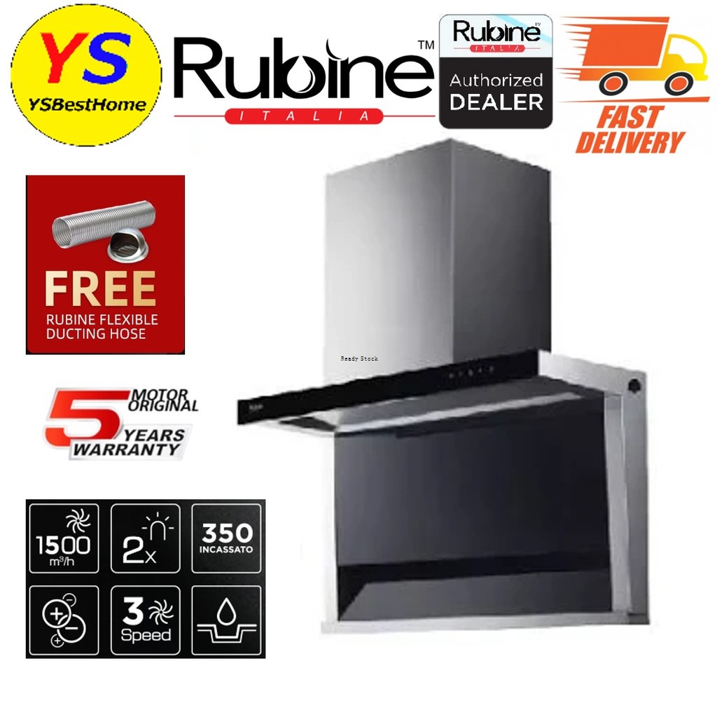 Rubine deals chimney hood