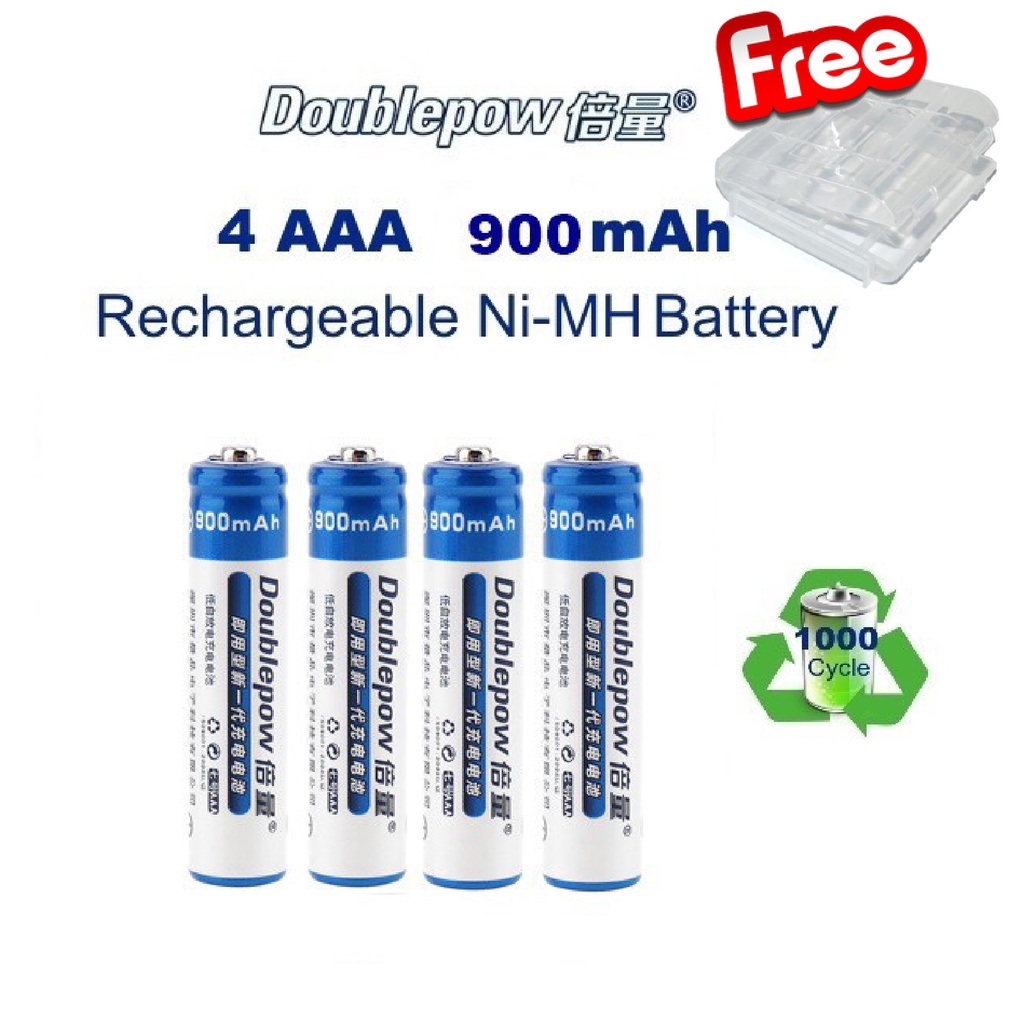 Original Doublepow Aa Aaa V Ni Mh Rechargeable Battery Mah