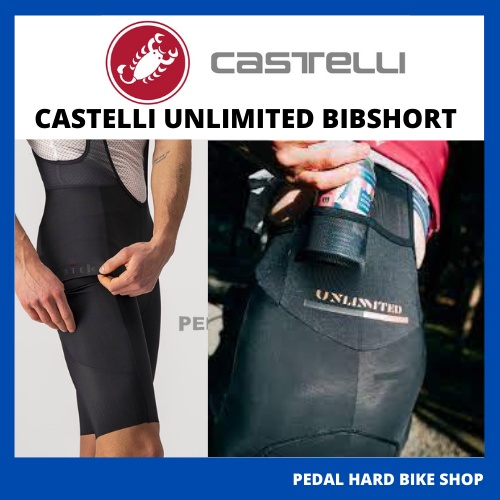 CASTELLI Unlimited Cargo W Bibshort - Cuissard Vélo Femme Avec Poches