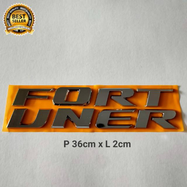 The best original Toyota Fortuner logo Emblem | Shopee Malaysia