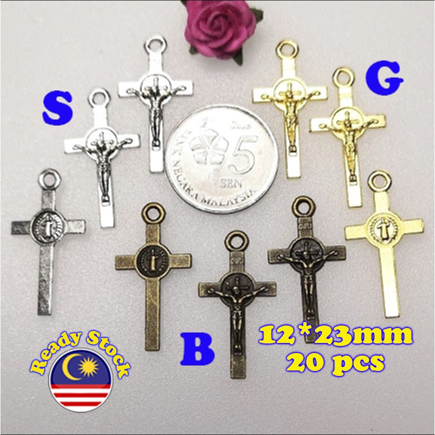 Bulk Pack Of 5 - St Benedict Crucifix Cross For Iceland