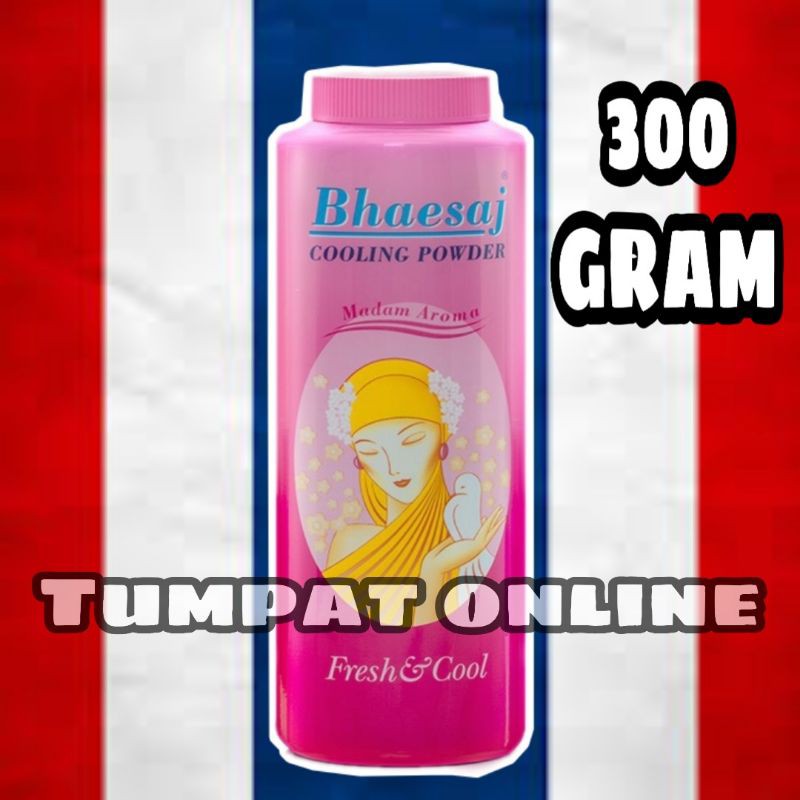 Bhaesaj Cooling Powder 🇹🇭 Bedak Gatal Thai Pink 300gram | Shopee Malaysia