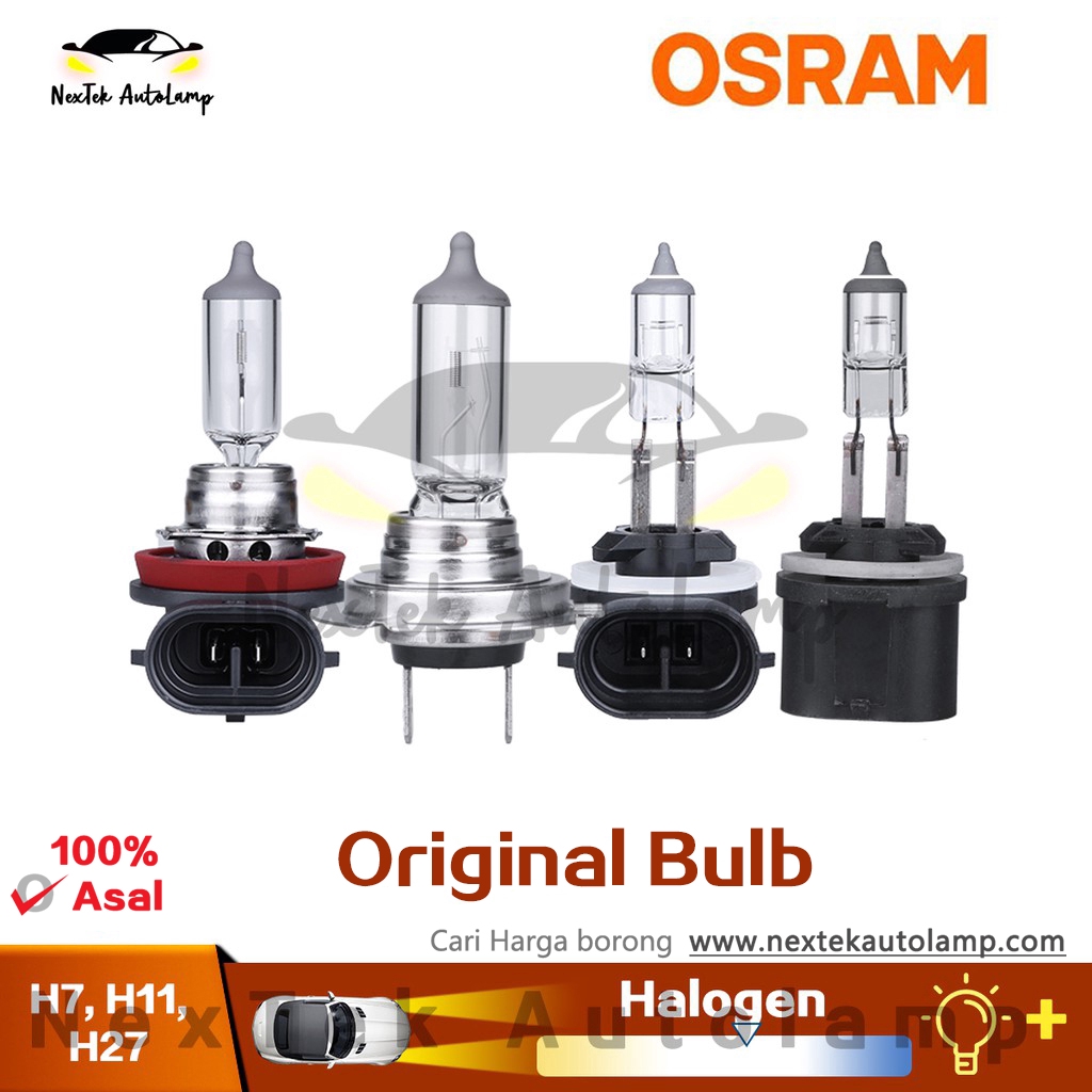 OSRAM H27 Car Fog Lights 880 881 H27 H7 55W Halogen H11 12V 27W Bulb ...