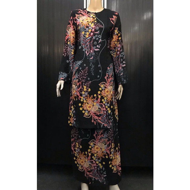 Baju Kurung Pahang Kurung Batik Dewasa Corak Batik Klasik Kain Dobby ...