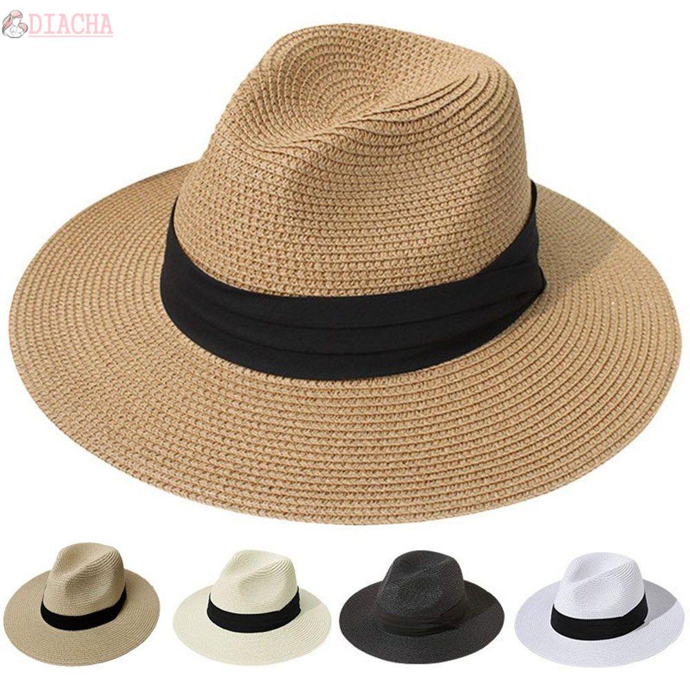 Sun Hats For Men Wide Brim Panama Hat Beach Hat Straw Hats, 44% OFF