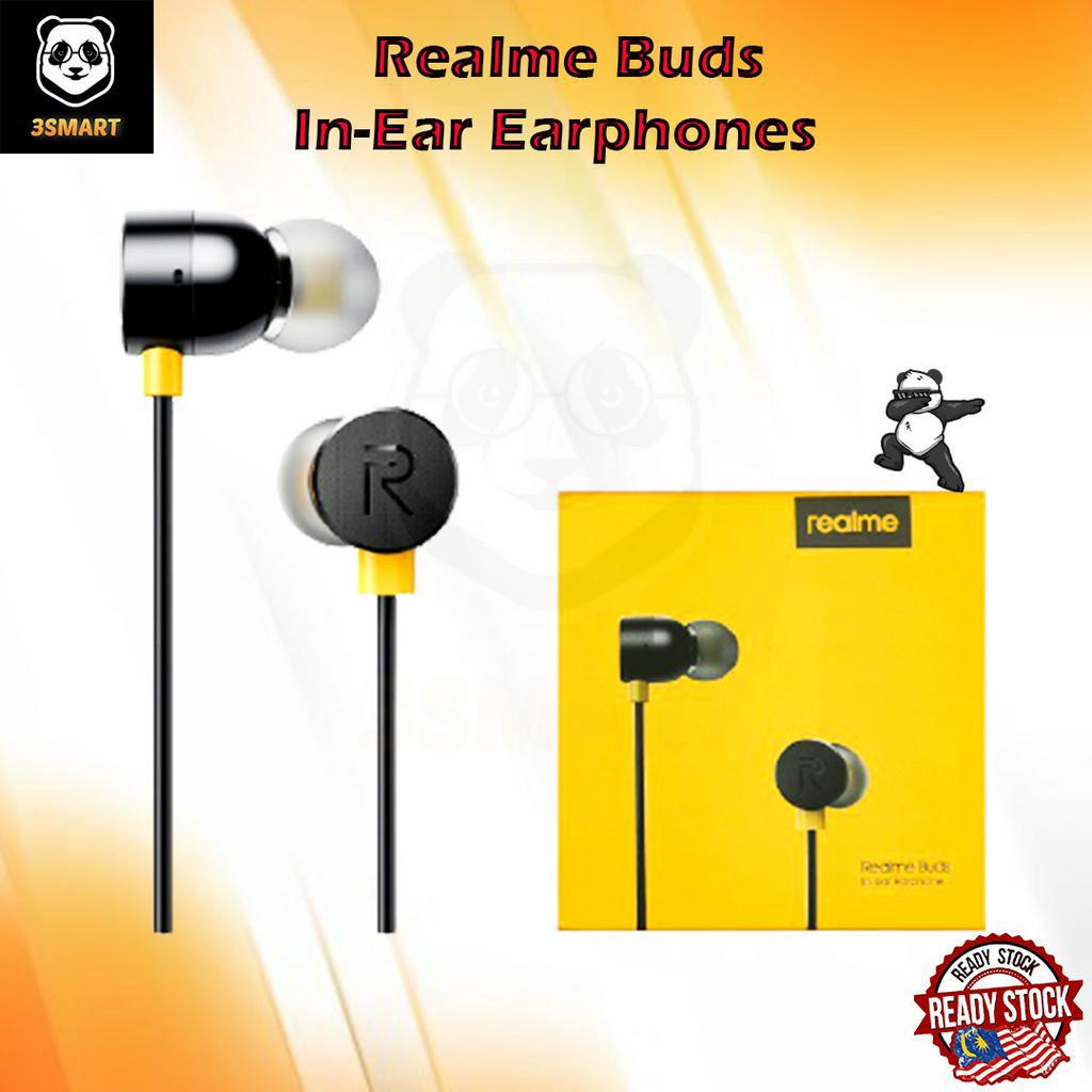 Ready Stock REALME BUDS Wired High quality Magnetic Earbuds In