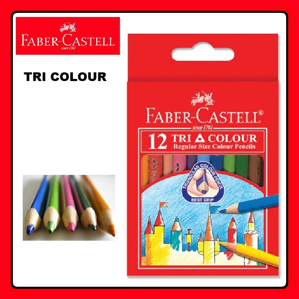 FABER-CASTELL Triangular Shape Regular Size Colour