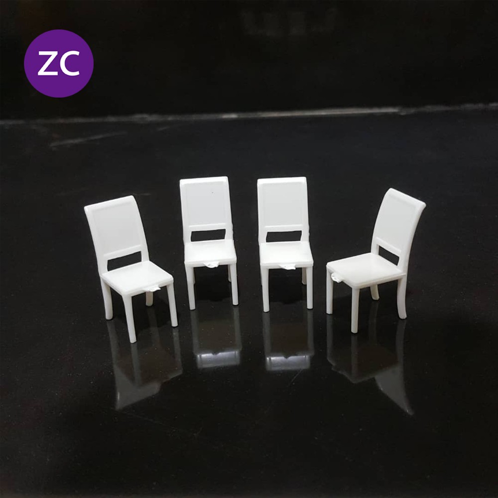 Plastic Miniature Chair - 4pcs | Shopee Malaysia