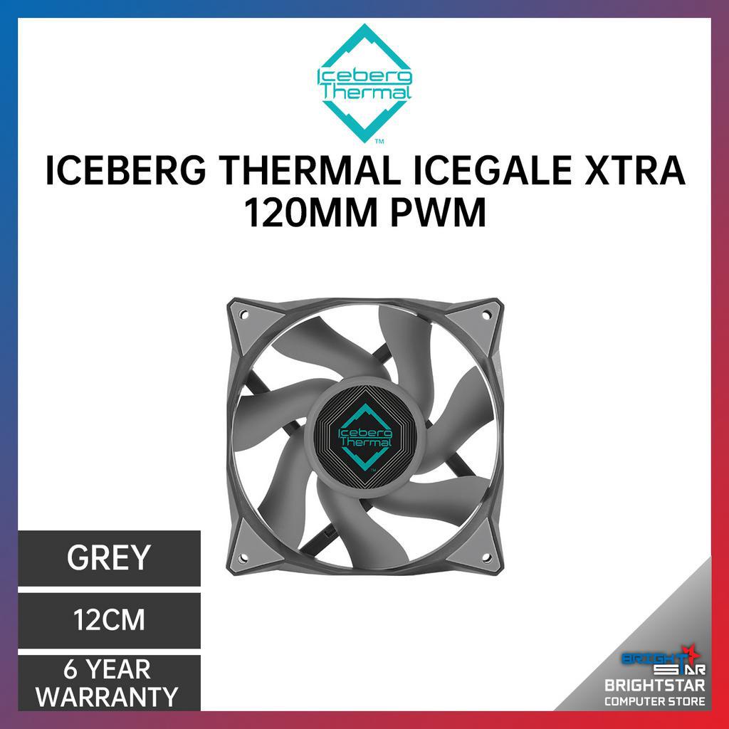 Iceberg Thermal IceGALE Xtra 120Mm PWM Cooling Fan Black / Gray / Teal ...
