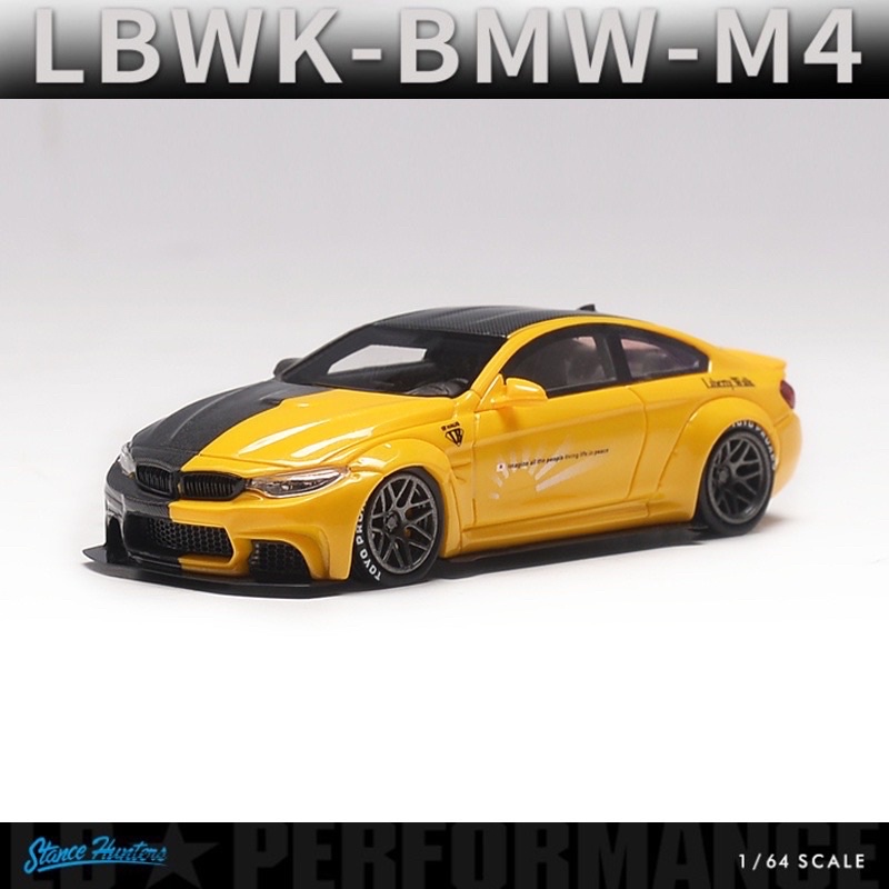 Stance Hunters 1:64 Model Car BMW M4 LBWK Resin Vehicle