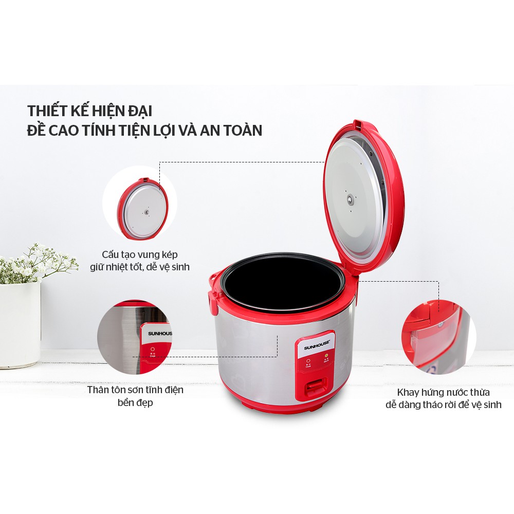 Sunhouse SH18S 1.8L RICE COOKER | Shopee Malaysia