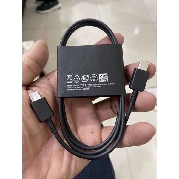 Samsung data cable c to c galaxy s22 ultra original shopee malaysia