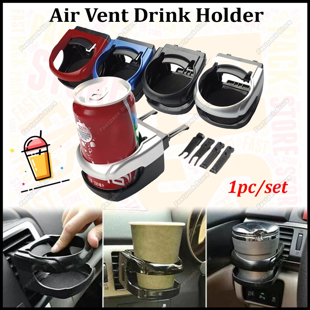 Car Air Vent Drink Holder Aircond Perfume Useful Holder Tin Bottle