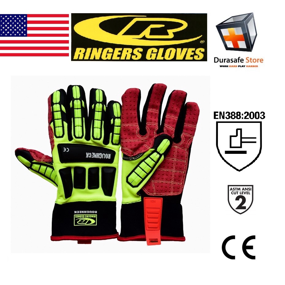 Roughneck Impact Gloves RINGERS Glove R267 Series Kong Ironclad Ringer