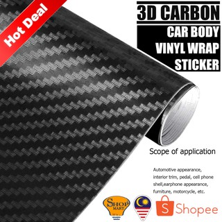 Car Pink Carbon Fiber Vinyl Wrap Sticker Interior Accessories Panel  50X12Inch 