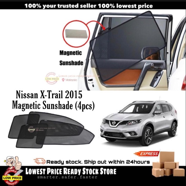 Nissan X-trail / Xtrail T32 2015-2022 Magnetic Sunshade Magnet Sun ...