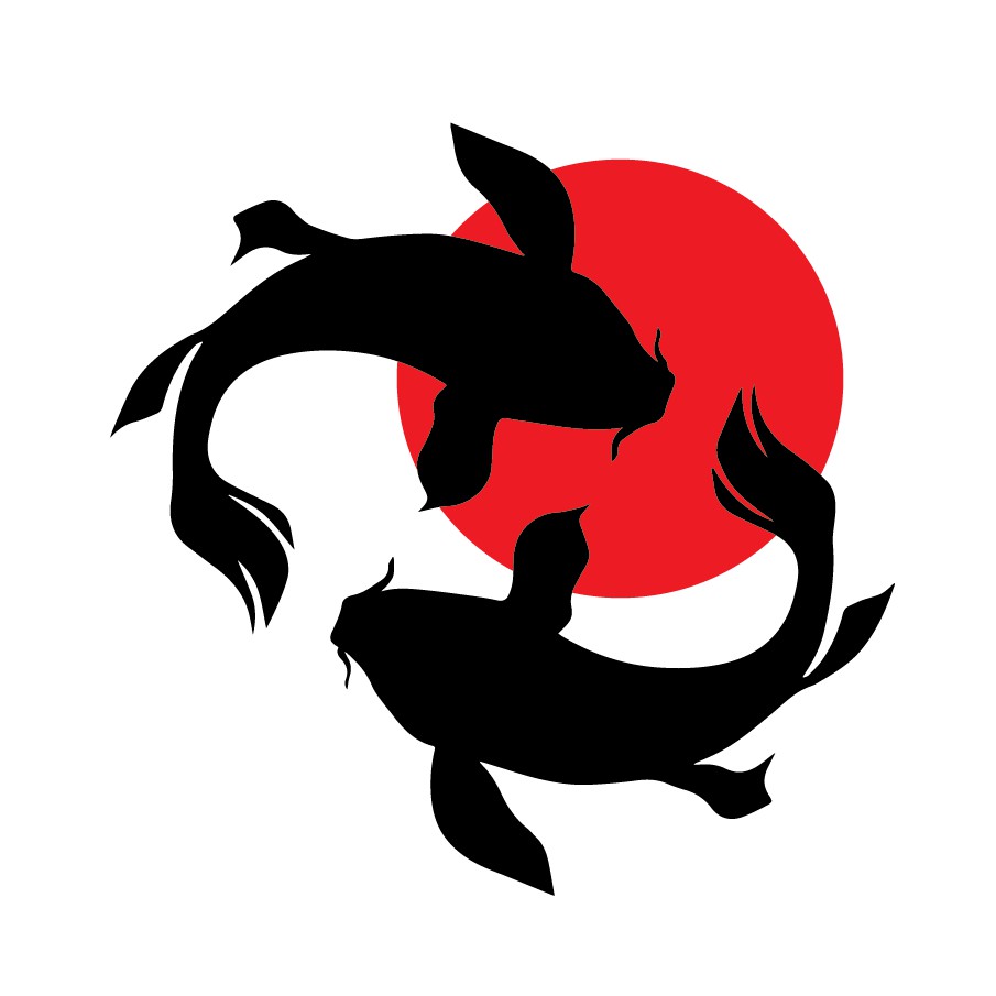 CARP KOI FISH STICKER NEW DESIGN. STICKER UNTUK KERETA, MOTO DAN LORI ...