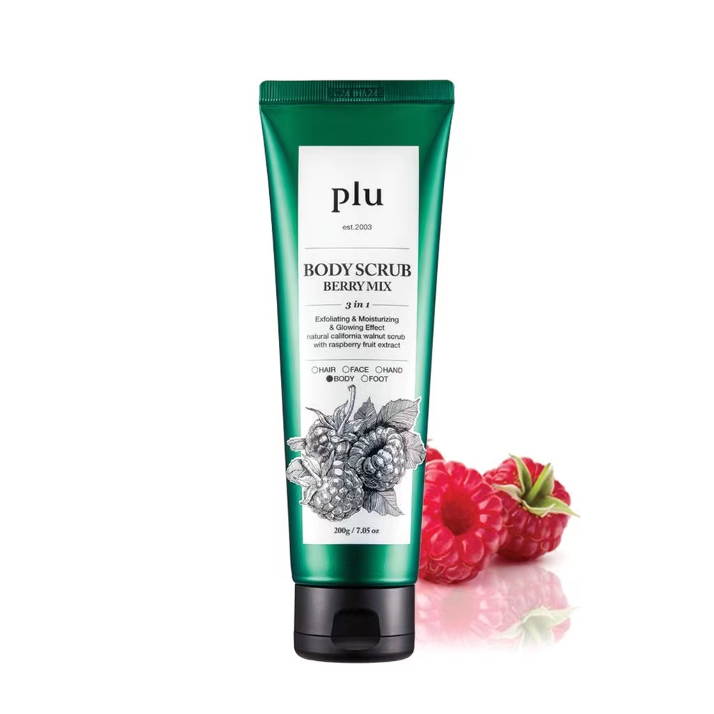 [Ready Stock] PLU Body Scrub Coconut / Berry Mix / Rosemary Herb