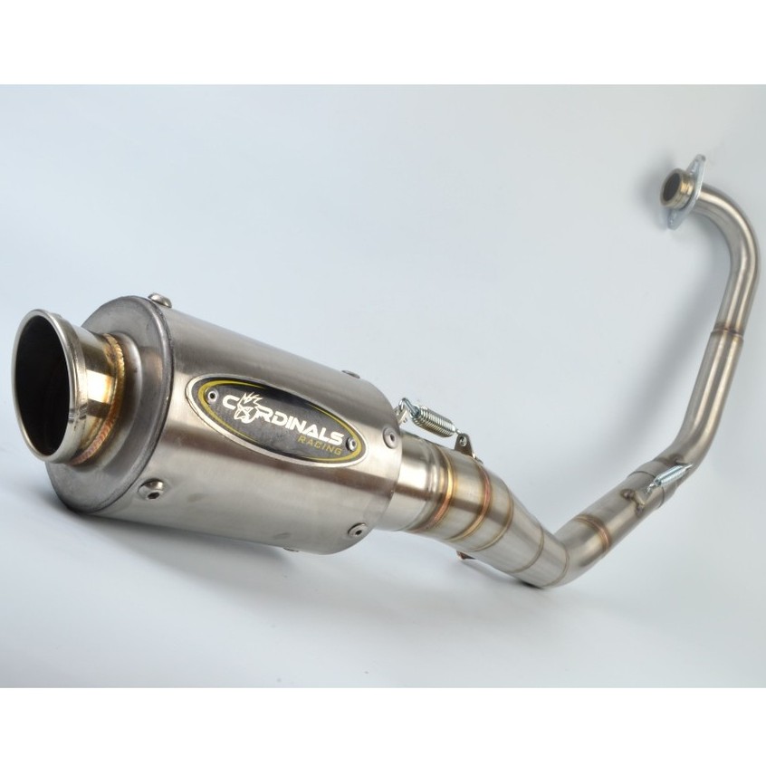 CARDINALS EXHAUST FULL SYSTEM STAILESS STEEL 32-35MM ARRC SPEC Y15ZR ...