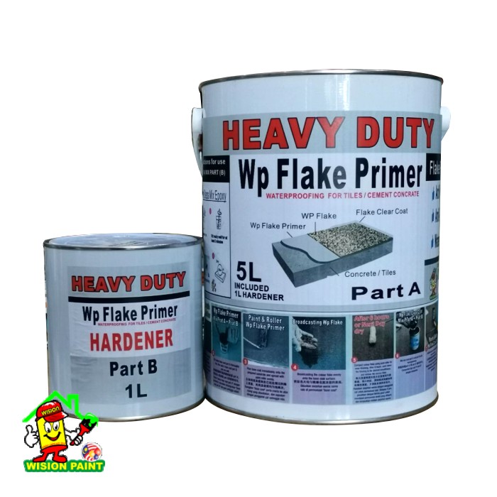 5L WP FLAKE PRIMER EPOXY INCLUDED 1L HARDENER FOR FLAKE PRIMER BASED ...