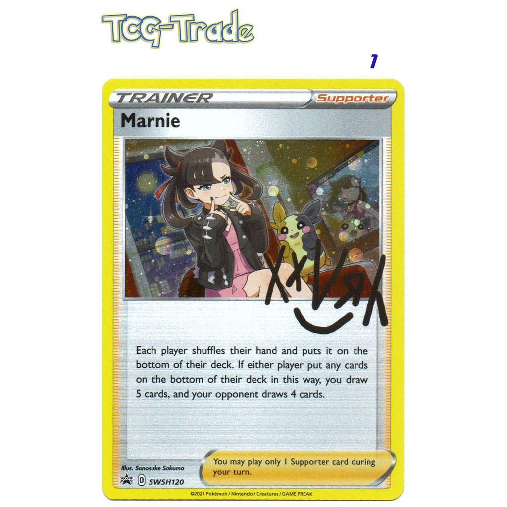 Pokemon TCG Singles] Promo Card - SWSH120 Marnie - Promo Trainer Pokemon  Card | Shopee Malaysia