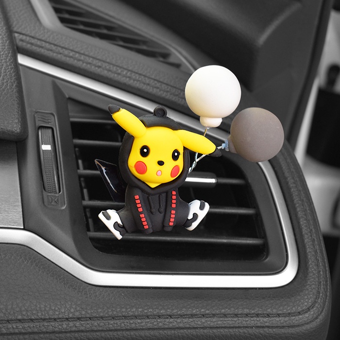 Hot Pokemon Pikachu Car Perfume Aromatherapy Pokemon figures Toys Car Air Conditioning Air
