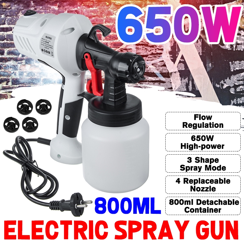 Efficient Electric Spray Guns 450W 800ml HVLP Household Paint Sprayer