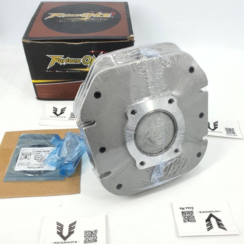 Y125Z/125Z/Y125ZR Racing Block Set 57MM (Furious Once) With piston ...