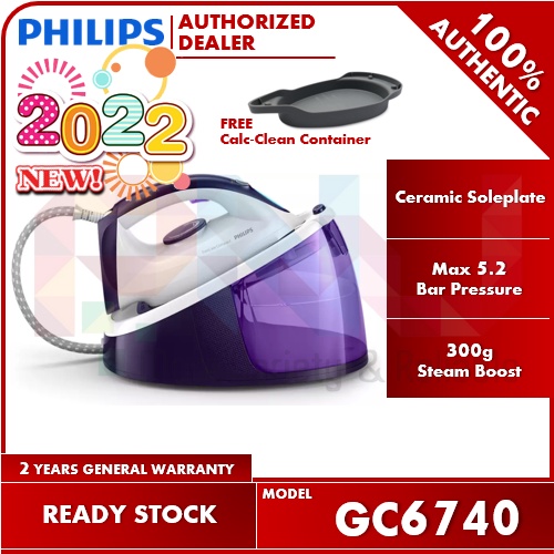 Philips PerfectCare Compact Steam Generator Iron, 1.5L Water Tank, Energy  Saving, ECO Mode, No Burns with OptimalTEMP Technology, SteamGlide  Soleplate (GC7840/26) : : Home & Kitchen