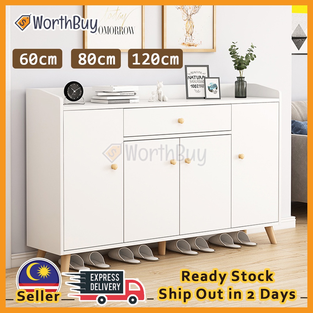 Worthbuy High Density Wooden Board Shoes Rack with Countertop Storage ...