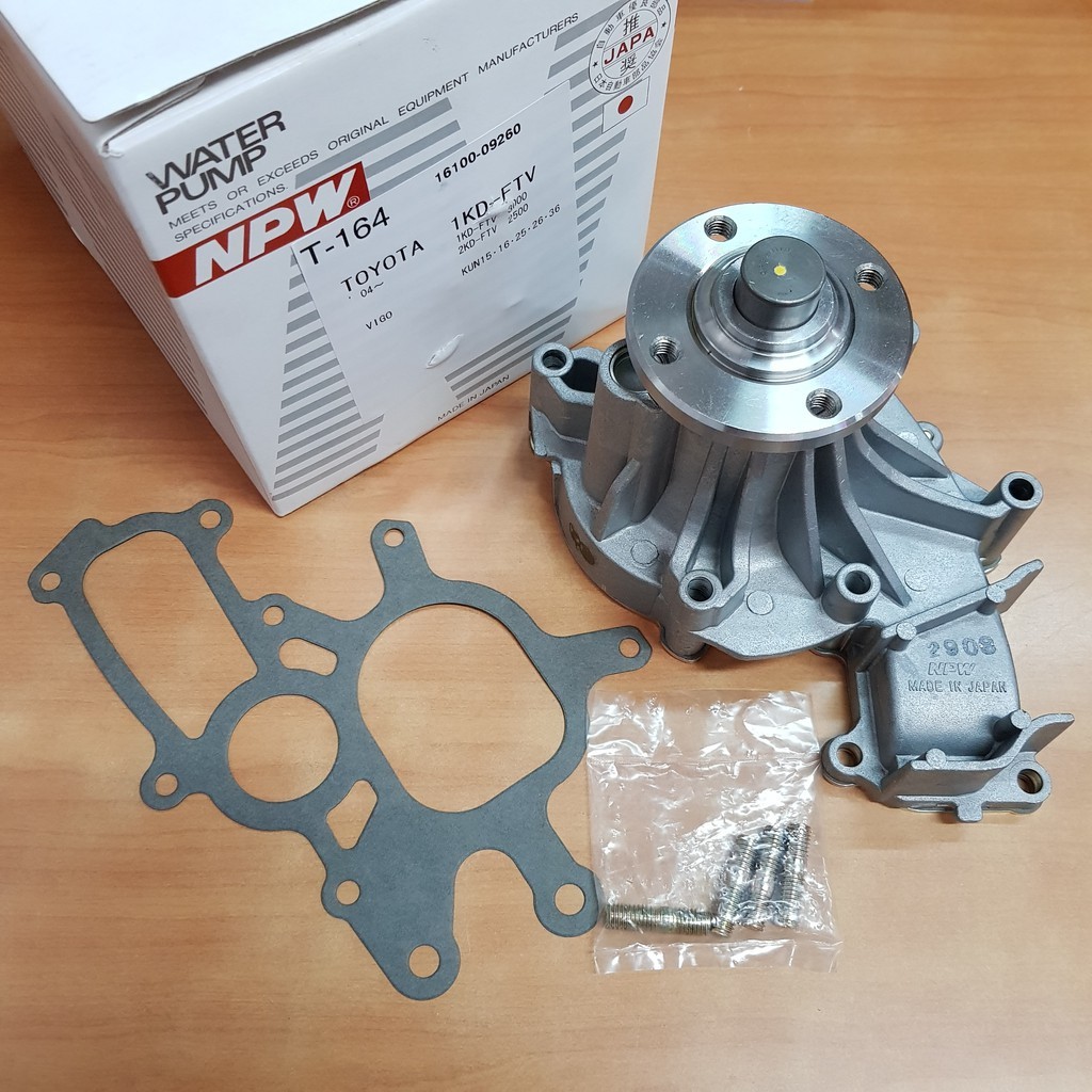 NWP Water Pump With Gasket – Fits Toyota & Lexus, 16100-29085, Made In Japan 2 thumbnail image