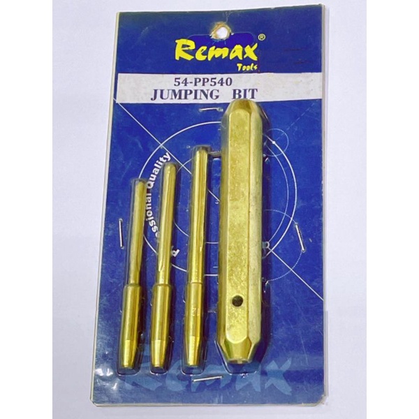 Remax Tools 4pcs Jumping Bit with Handle Set/ Mata Penebuk Tebuk Cement ...