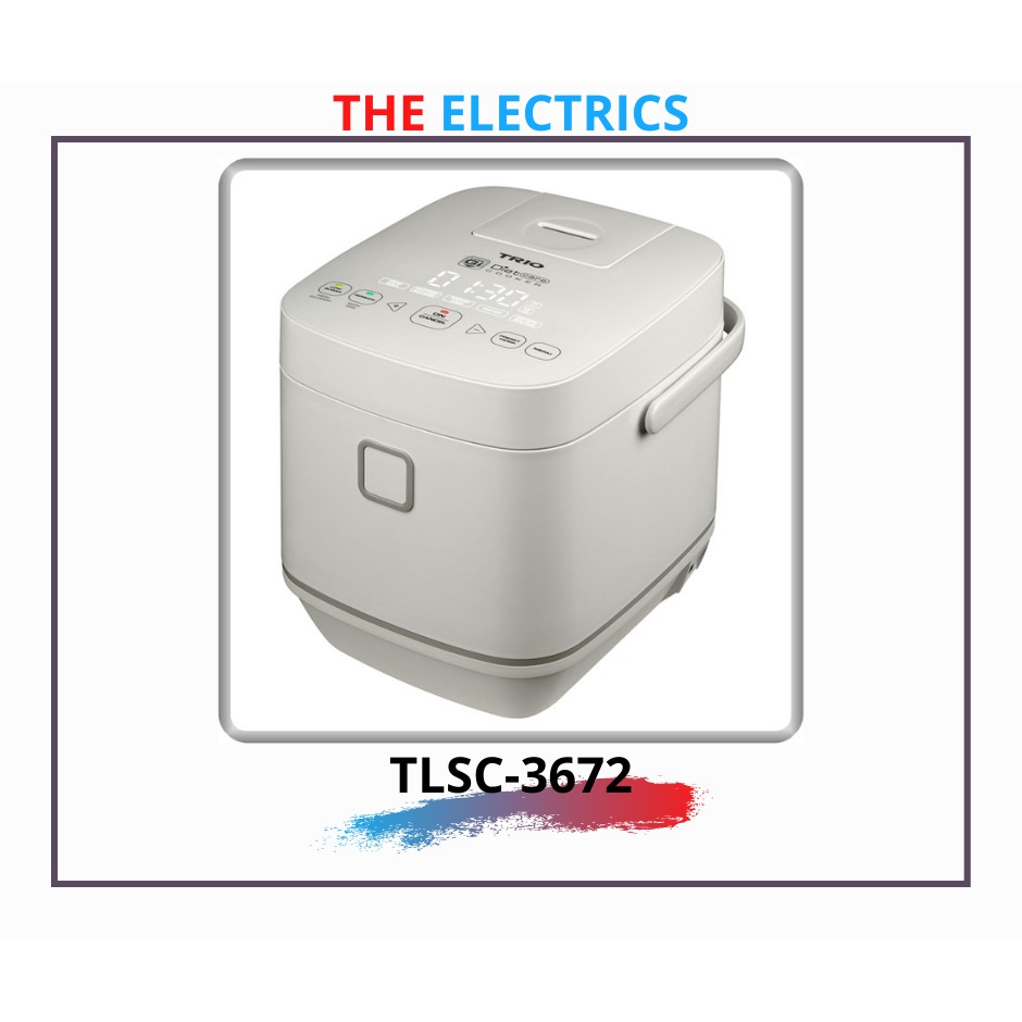 TRIO LOW SUGAR RICE COOKER TLSC3672 Shopee Malaysia