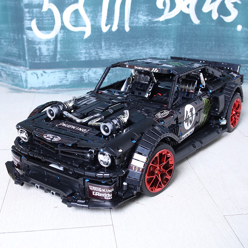 Technic MOC22970 Ford Mustang Hoonicorn RTR RC Car Model Kit Building