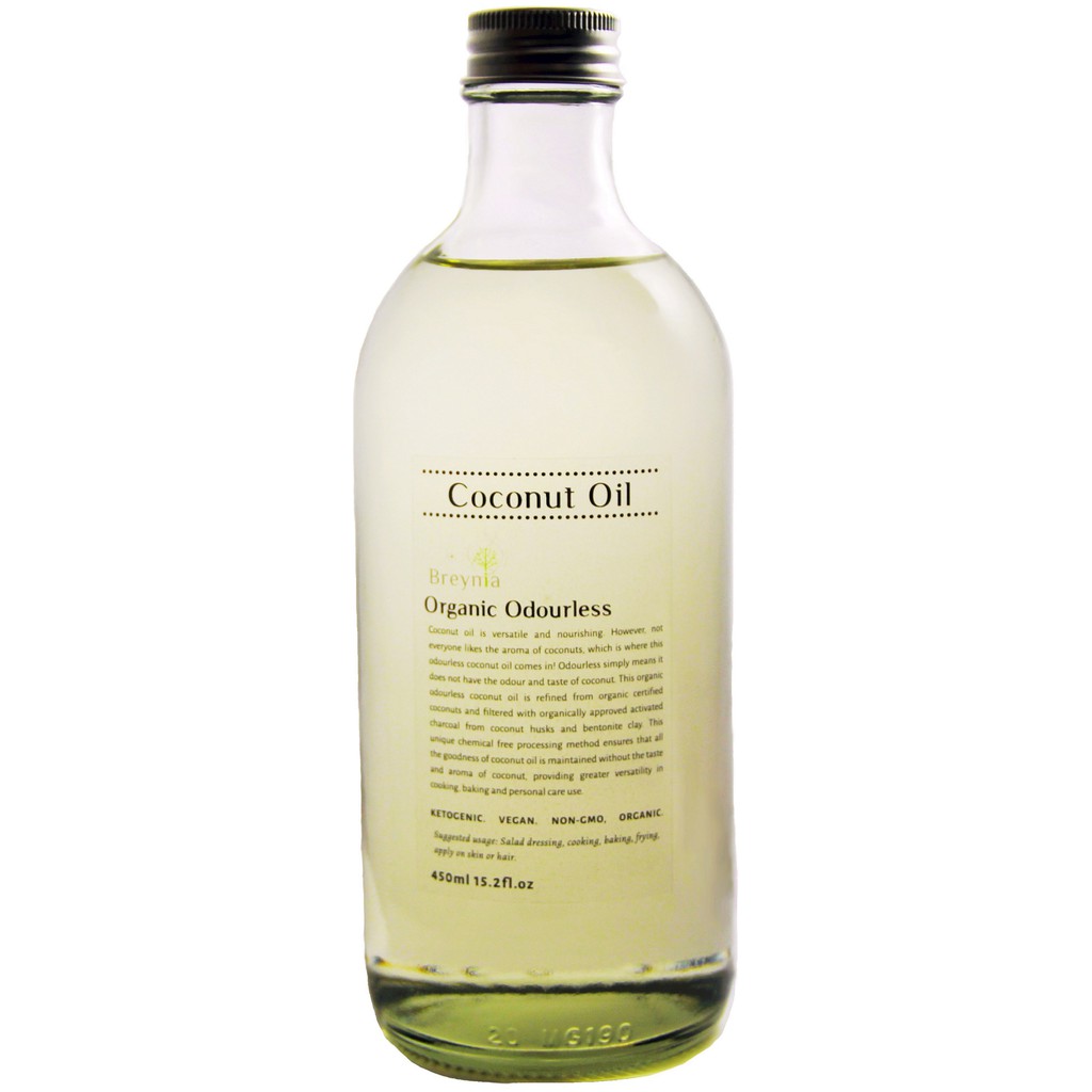 Organic Odourless Coconut Oil 450 mL Shopee Malaysia