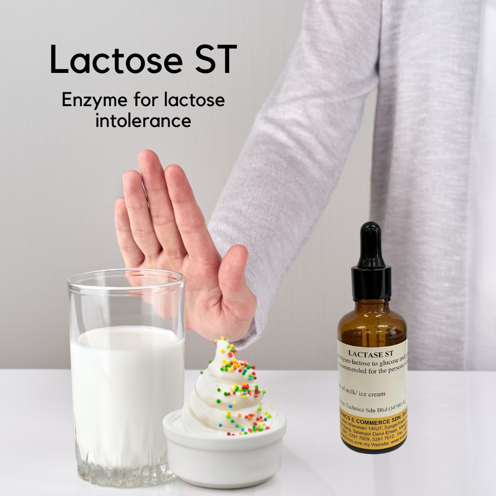Lactase (Enzyme that hydrolyses lactose to glucose and galactose