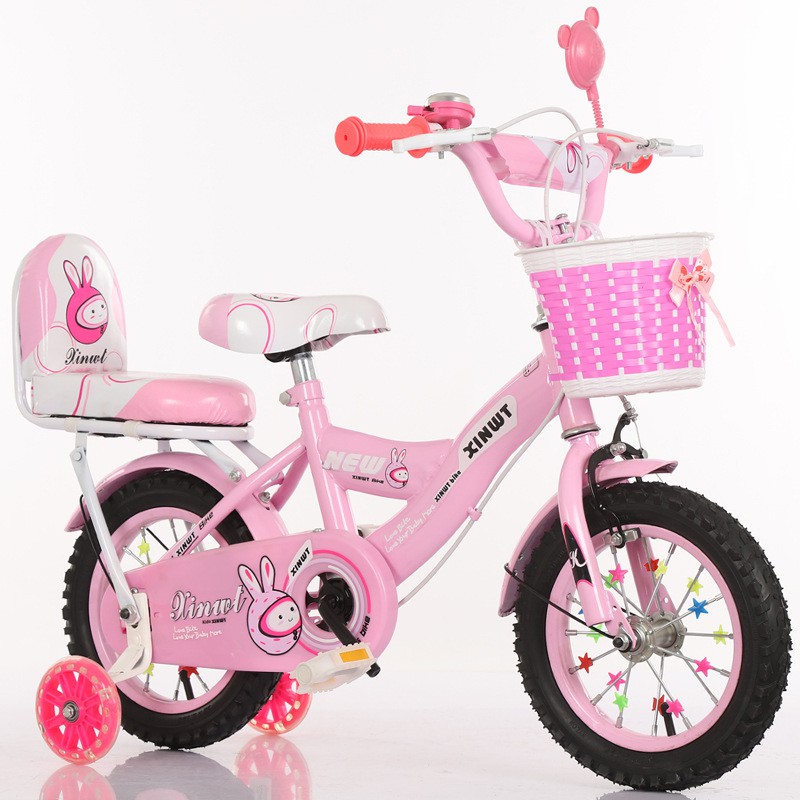 Kids Bicycle Girlish Design Comes With Training Wheels/Basikal Budak 12 ...