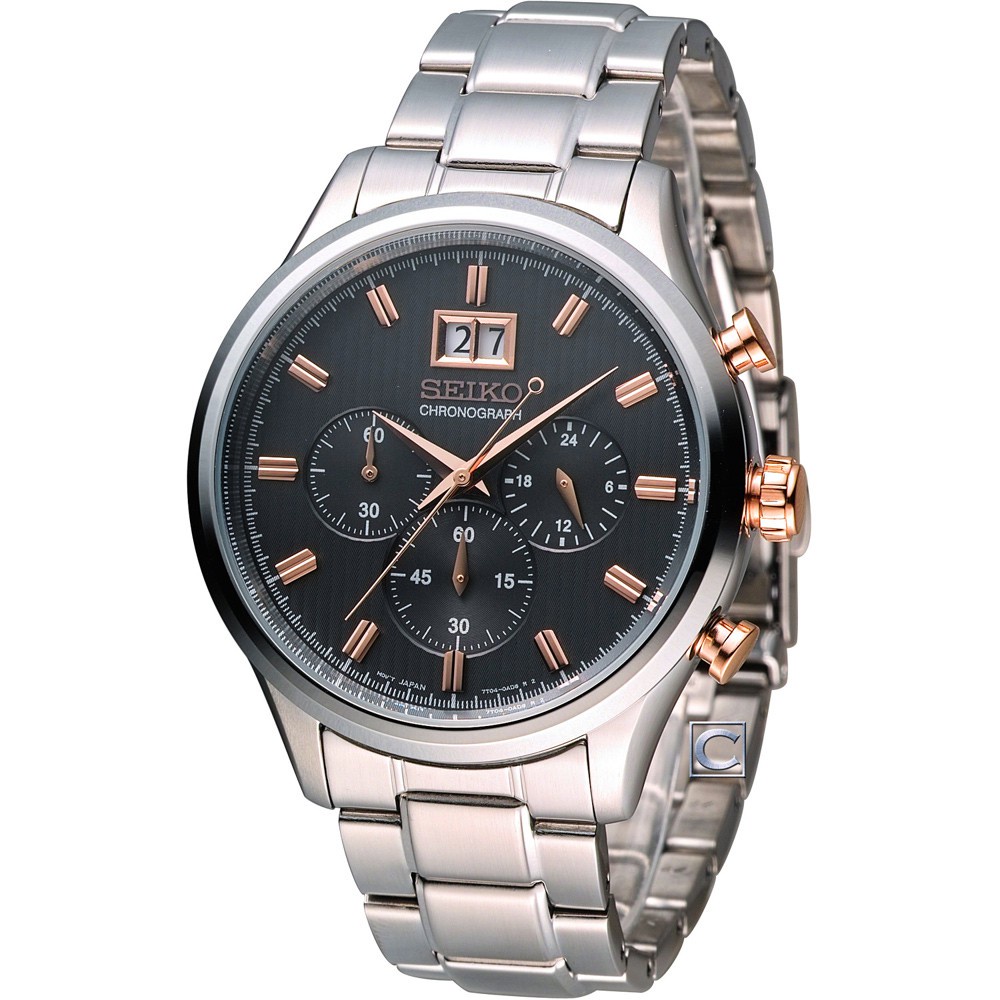 SEIKO BIG DATE CHRONOGRAPH SPC151P1 Shopee Malaysia