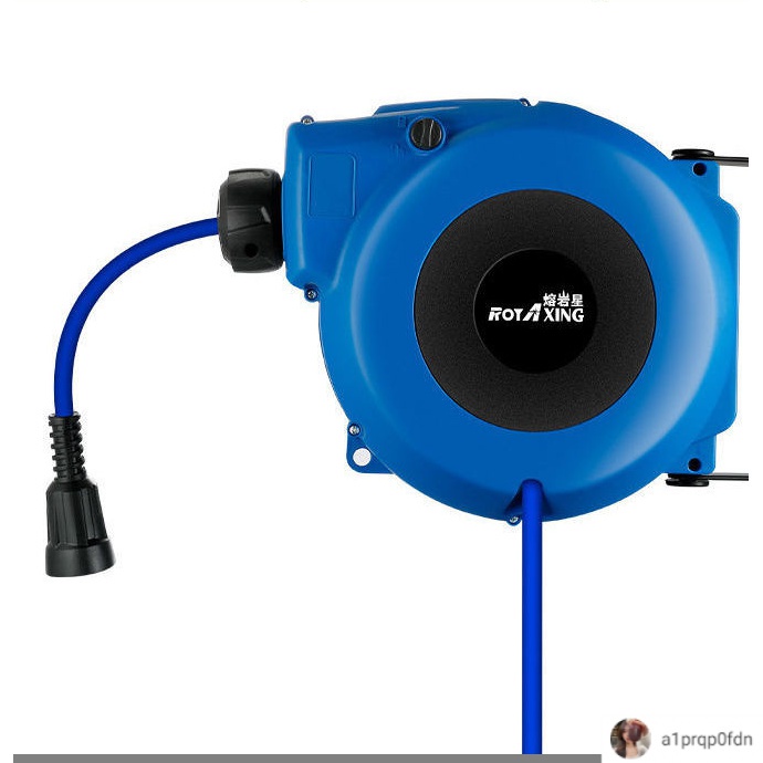 Air drum automatic reel retractable air pump pipe auto repair pipe