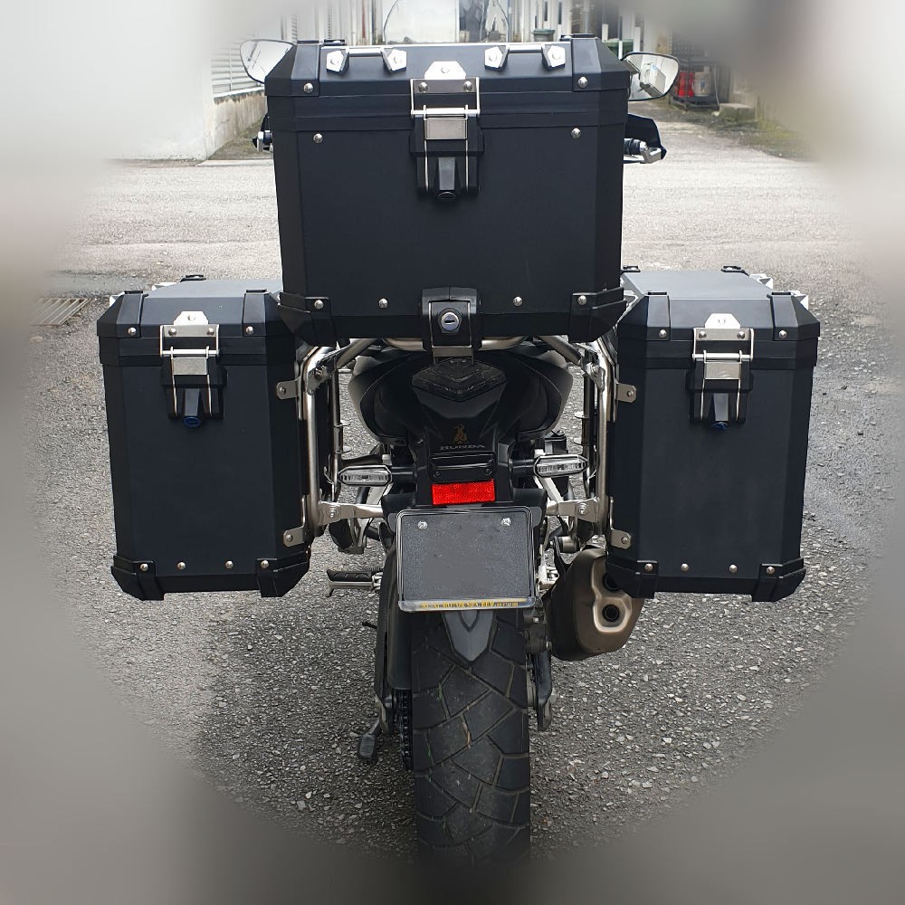 CB500X ALUMINIUM ALUMINIUM BOX SIDE BOX SIDE PANNIER TOP BOX Aluminium ...