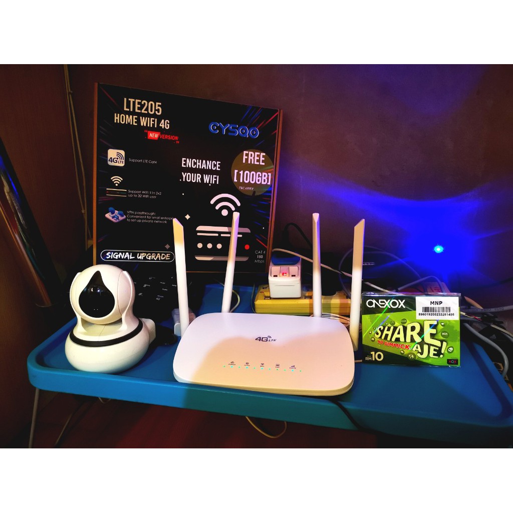 Home Wireless Broadband 4G Wifi Router LTE High Speed Internet 100GB ...