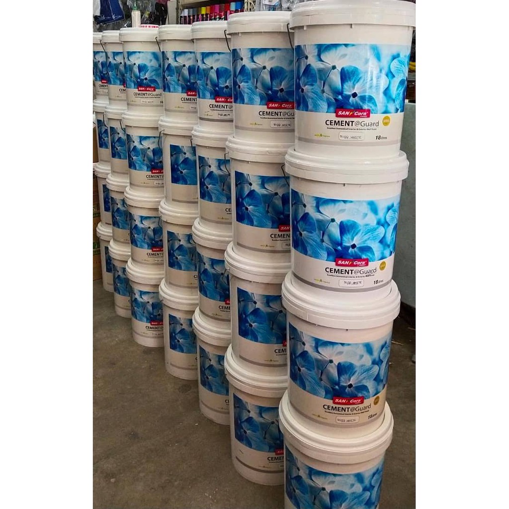 18Litres SANCORA Cement Guard Emulsion Paint / Wall Ceiling Paint 9102 ...
