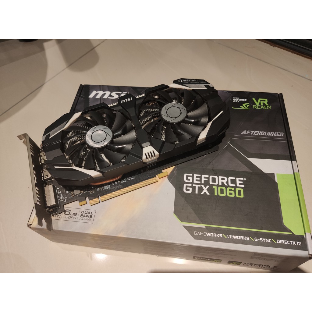 USED MSI GTX 1060 6GB OC Shopee Malaysia