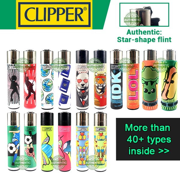 Clipper Lighters (Refillable / Reflintable) [Authentic from Spain ...